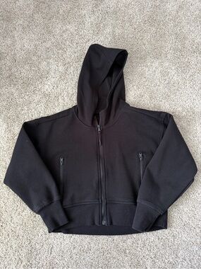 Old Navy Black Zip-Up Hoodie Sweatshirt for Kids